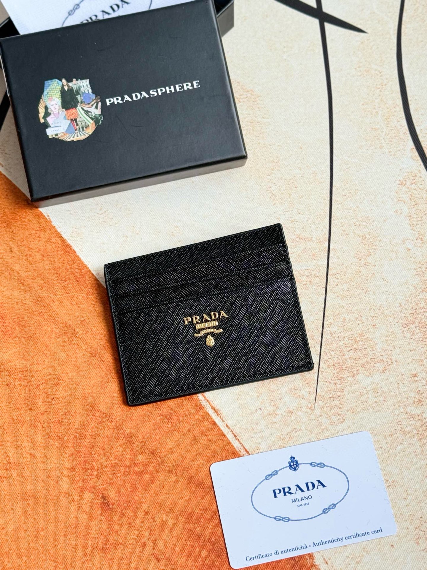 Prada Leather Card Holder - Stylish and Compact Wallet Alternative 9 i1751967791926 7164 0 7