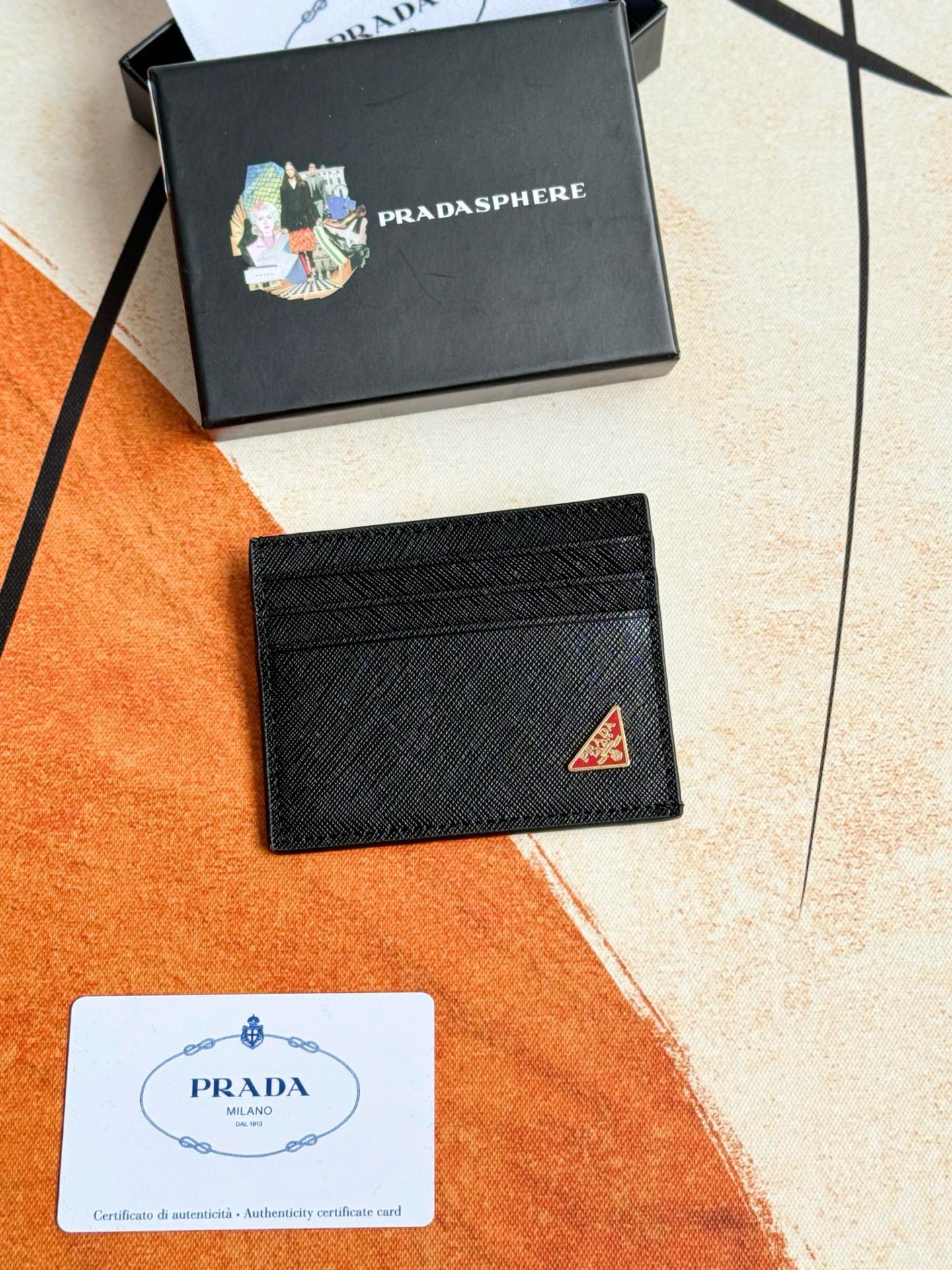 Prada Leather Card Holder - Stylish and Compact Wallet Alternative 14 i1751967791926 8075 0 12