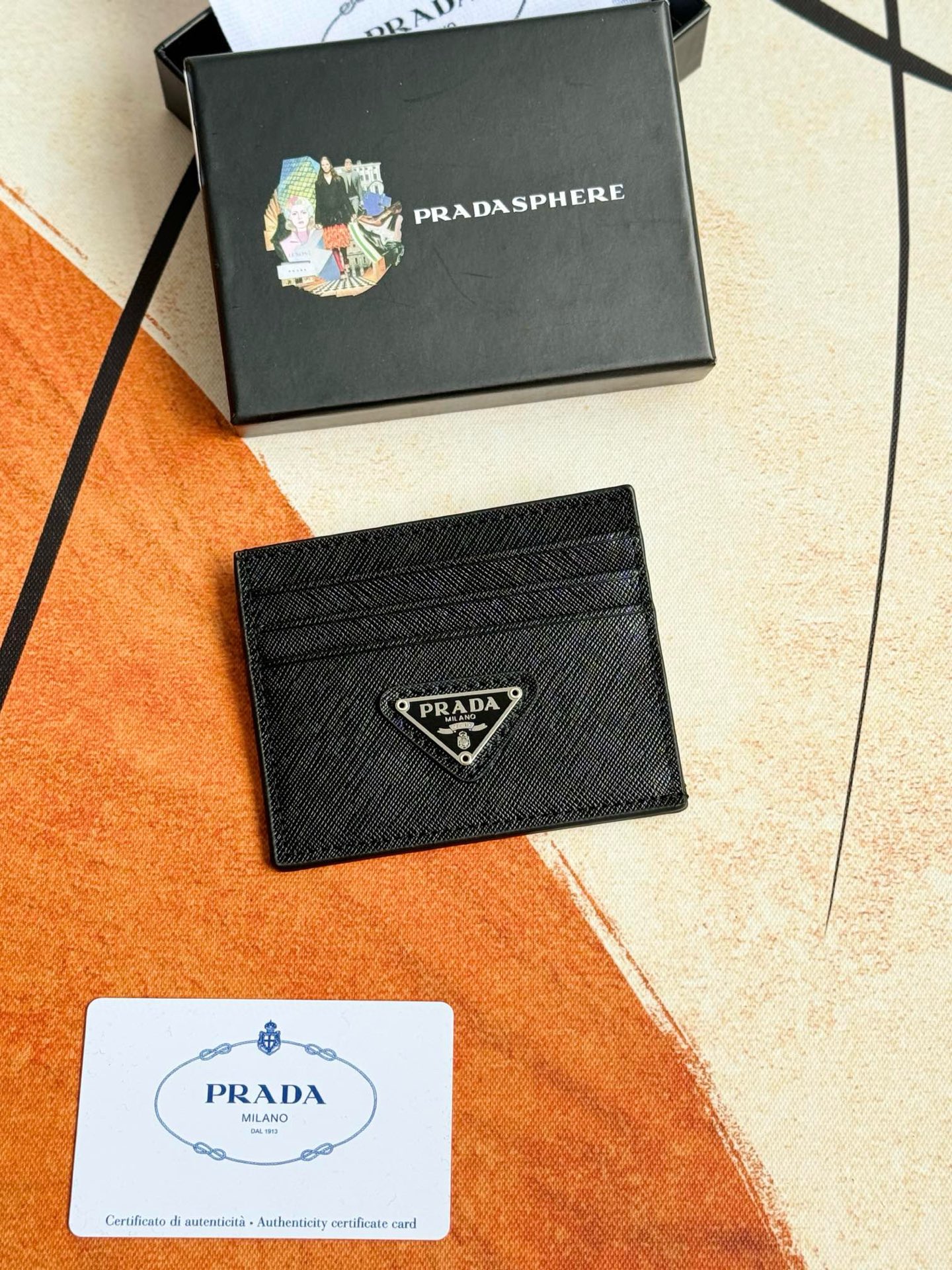 Prada Leather Card Holder - Stylish and Compact Wallet Alternative 13 i1751967794968 7445 0 11