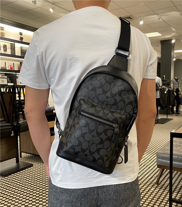 Coach West 20 Men's Shoulder Bag, Convenient and Stylish Sling Backpack 2 i1752214849377 8827 0 0