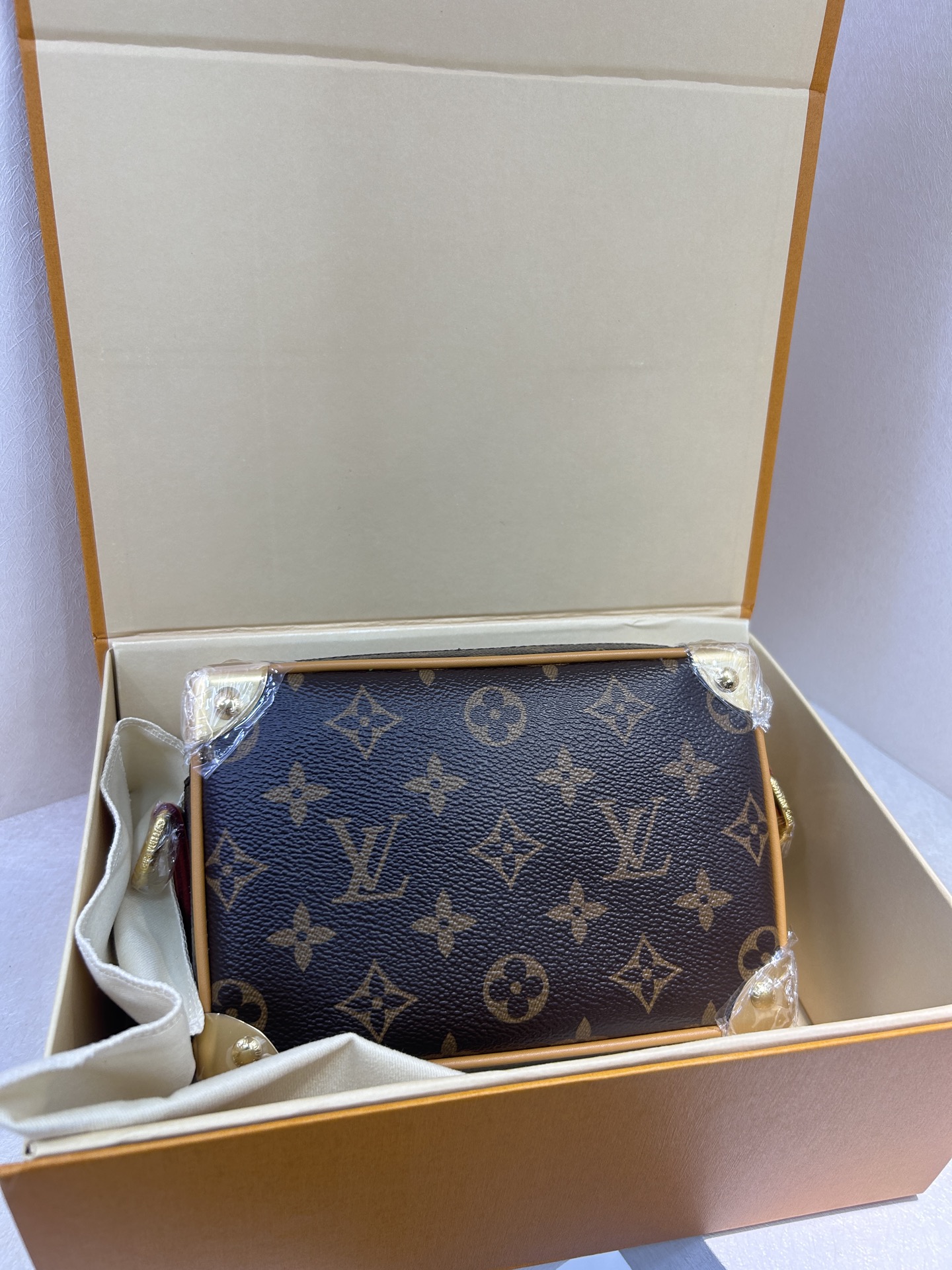 תיק צד Louis Vuitton Mini Soft Trunk בעיצוב יוקרתי וייחודי 6 i1753243197237 9354 0 5