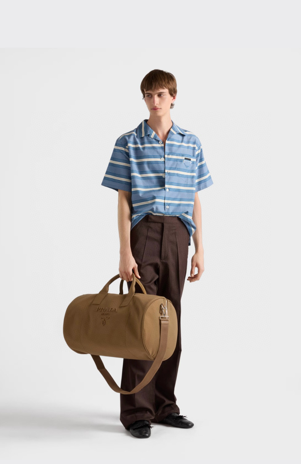 תיק ניות Prada לניפוש גברים מכותבים לנוחות נוחות, 53 ס"מ 11 i1754652852716 7276 0 9