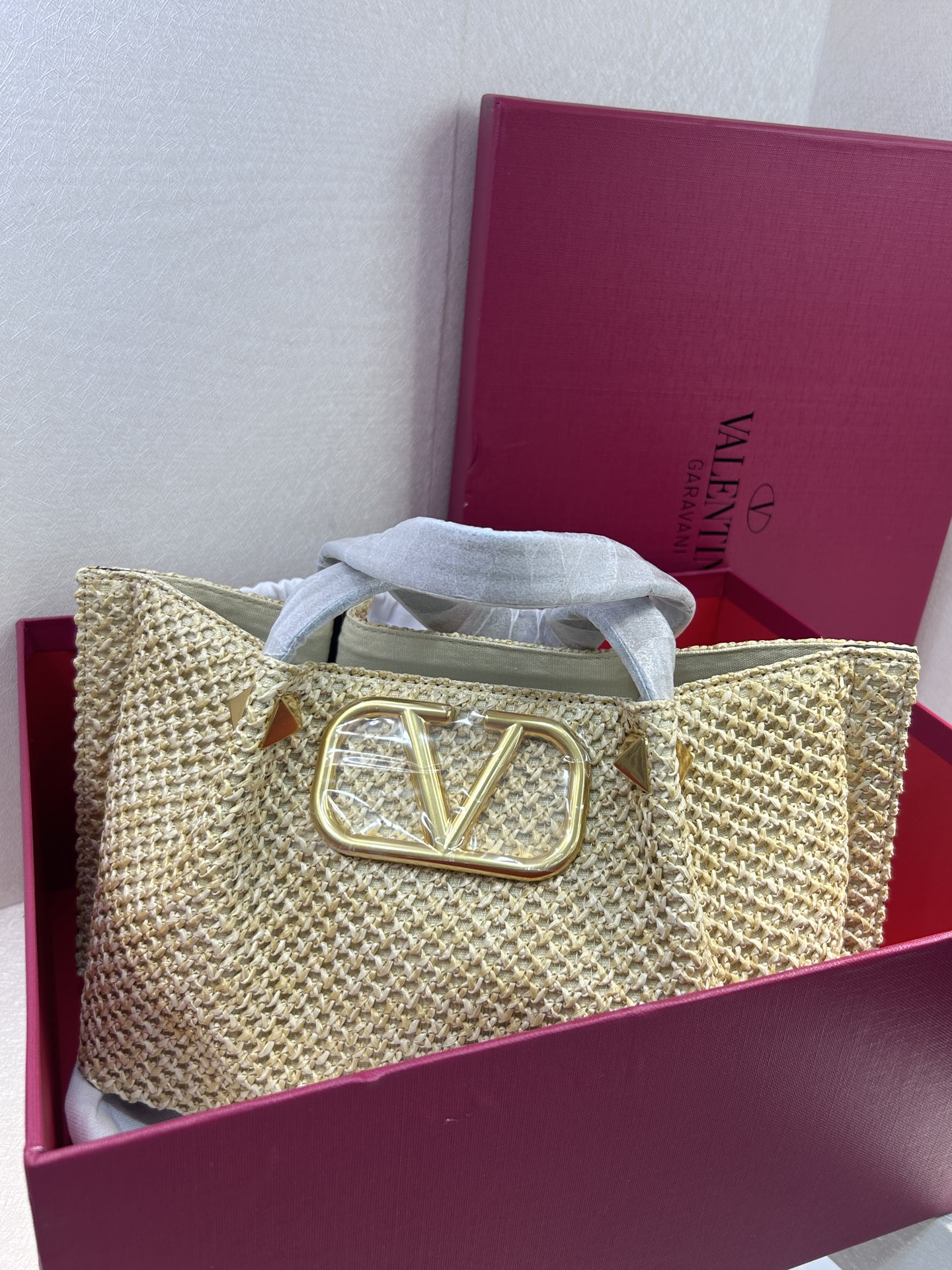 Valentino Raffia Tote Bag with Leather Accents - Summer Essential 7 i1754722416430 744 0 6