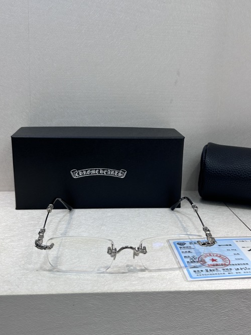 Chrome Hearts Pure Silver Glasses Men's Accessories 1 Chrome Hearts Pure Silver Glasses Men's Accessories