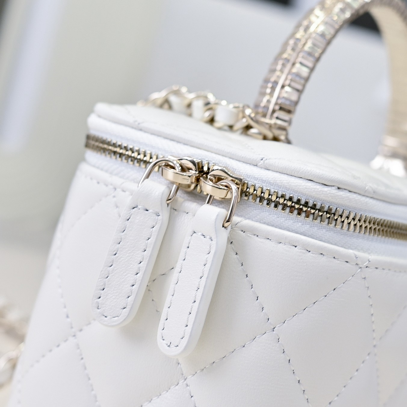 Chanel 24B Limited Edition Diamond Handle Vanity Bag, Lambskin Crossbody 7 i1754872564009 4638 0 5