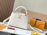 Louis Vuitton LV Capucines Bags Handbags White Taurillon M23331