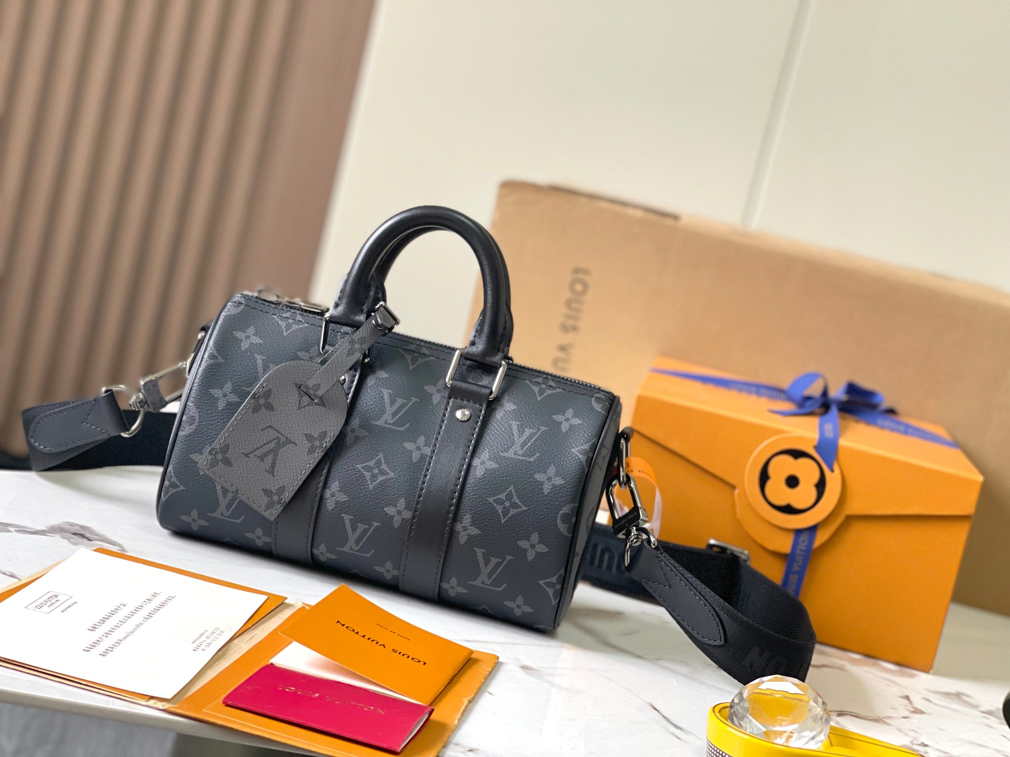 Louis Vuitton LV Keepall Online
 Tassen handtassen Al staal M46271