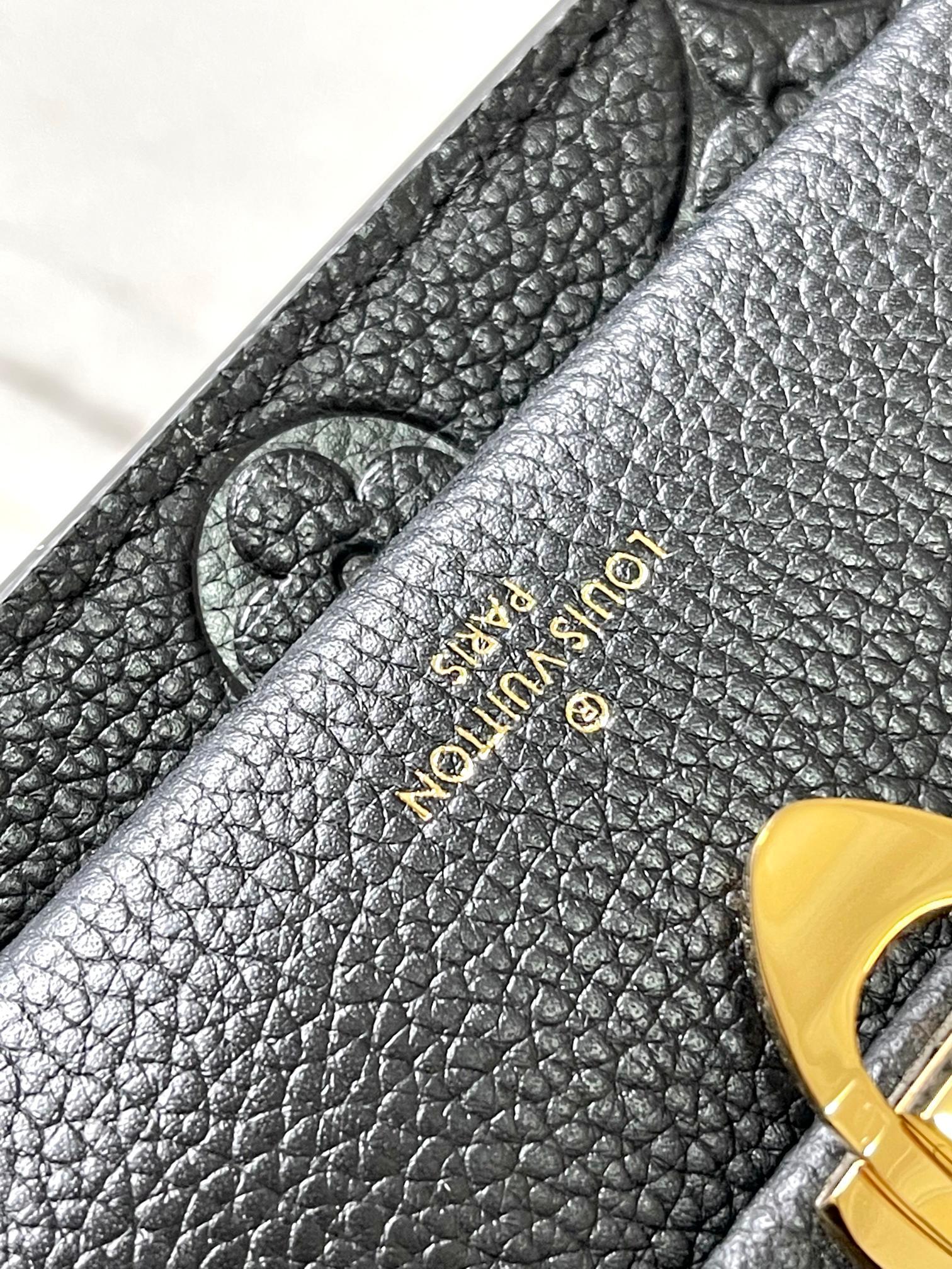 特级原厂皮全钢五金M67839黑色Vavin链条包取材MonogramEmpreinte皮革勾勒经典线条