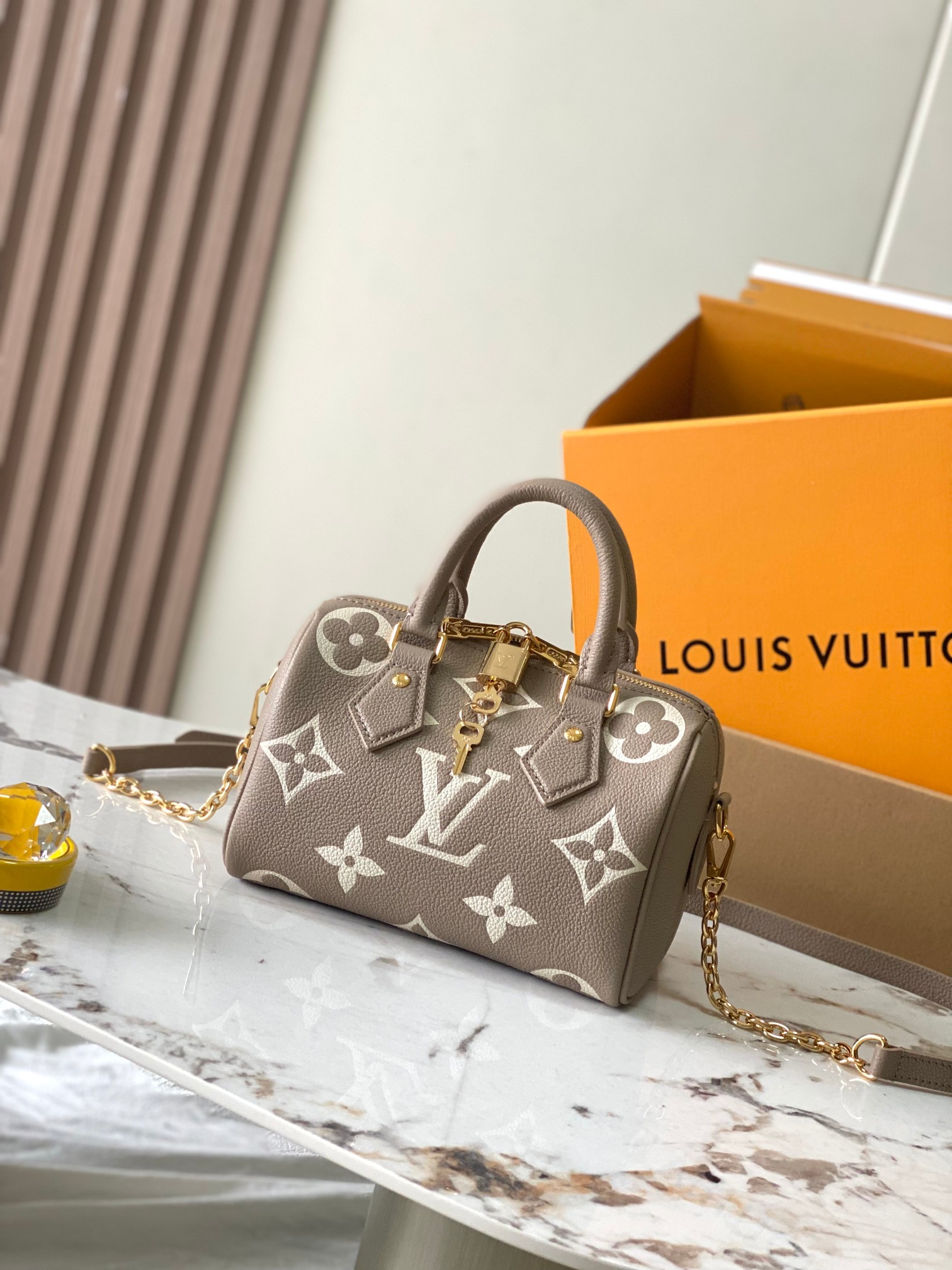 Louis Vuitton Bags Handbags Elephant Grey All Steel Empreinte​ Summer Collection M46575