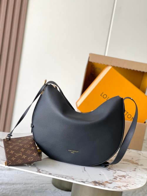 Louis Vuitton Low Key Cookie Medium Bag - Black Leather Shoulder Bag 1 Louis Vuitton Low Key Cookie Medium Bag - Black Leather Shoulder Bag