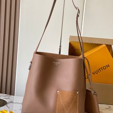 【特级MB163c芯片版原厂皮】 VERSO HOBO 手袋 型号:M26745棕色 材料:A级全钢五金,进口原厂帆布 【特级MB163c芯片版原厂皮】 VERSO HOBO 手袋 型号:M26745棕色 材料:A级全钢五金,进口原厂帆布