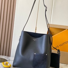 【特级MB163c芯片版原厂皮】 VERSO HOBO 手袋 型号:M27022黑色 材料:A级全钢五金,进口原厂帆布 【特级MB163c芯片版原厂皮】 VERSO HOBO 手袋 型号:M27022黑色 材料:A级全钢五金,进口原厂帆布