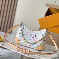 【特级MB原厂皮】 白彩村上隆合作系列Boulogne 型号:M27790白彩163C芯片版 材料:A级全钢五金,进口 【特级MB原厂皮】 白彩村上隆合作系列Boulogne 型号:M27790白彩163C芯片版 材料:A级全钢五金,进口
