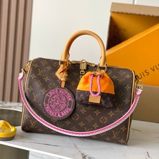 【特级MB163c芯片版原厂皮】 SPEEDY SOFT 30 LUCKY 手袋 型号:M27512 材料:A级全钢五金 【特级MB163c芯片版原厂皮】 SPEEDY SOFT 30 LUCKY 手袋 型号:M27512 材料:A级全钢五金