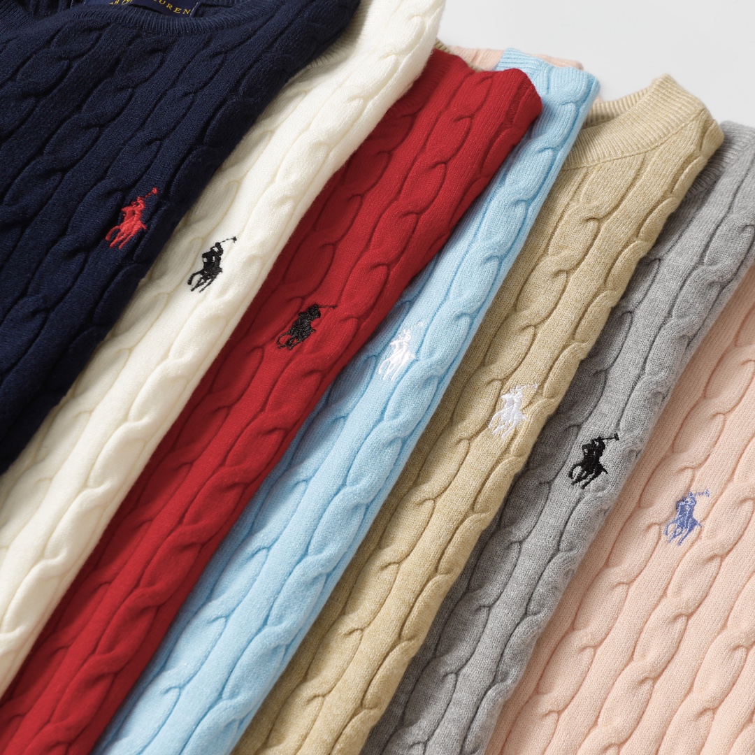 Ralph Lauren Classic Horse Logo Sweater in Various Colors and Sizes - 图片 6