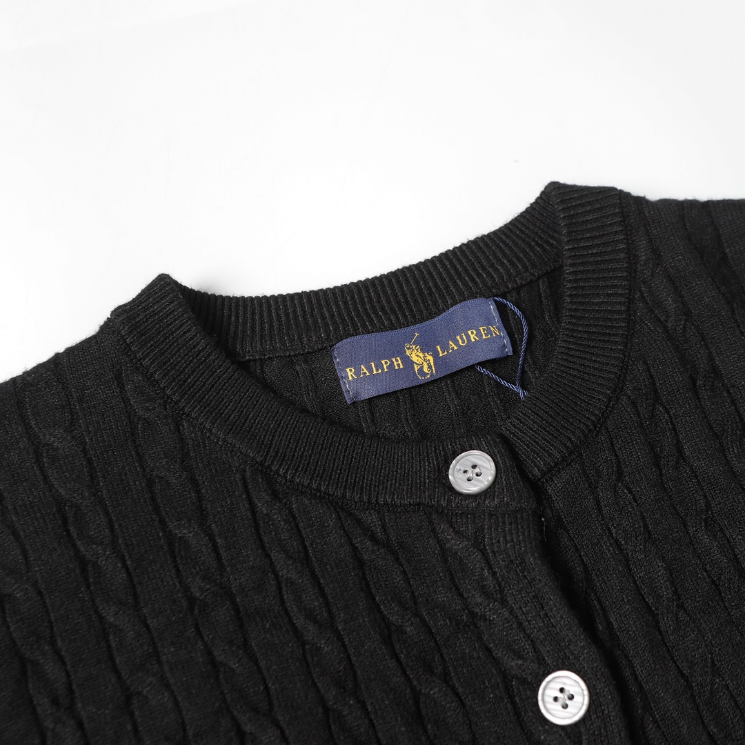 Ralph Lauren Embroidered Sweater Coat: Classic Style in Various Colors and Sizes - 图片 5