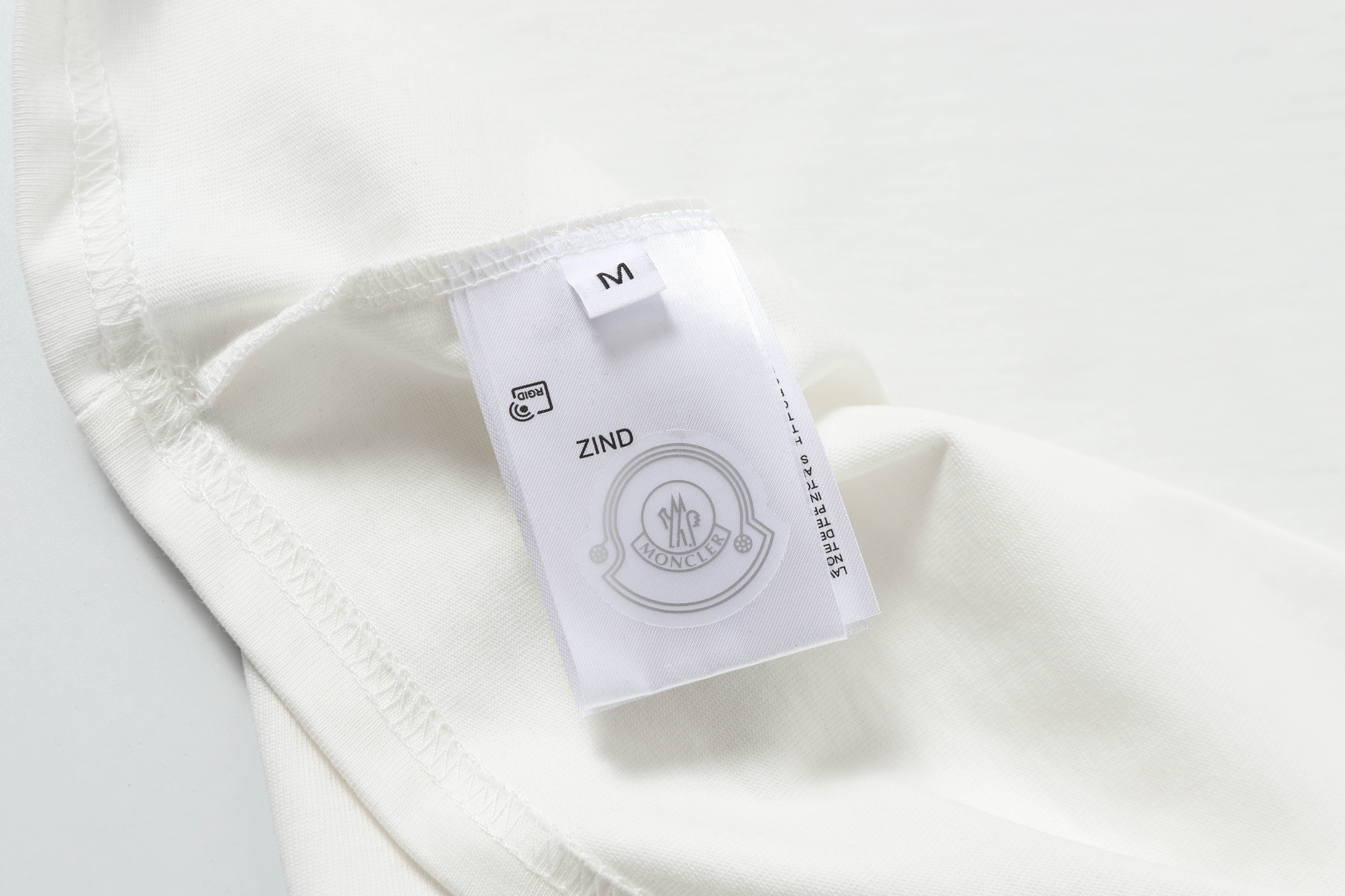 2025 Spring/Summer Moncler/Monkey Cotton Tops: Original, Unisex, Black/White, Various Sizes - 图片 7