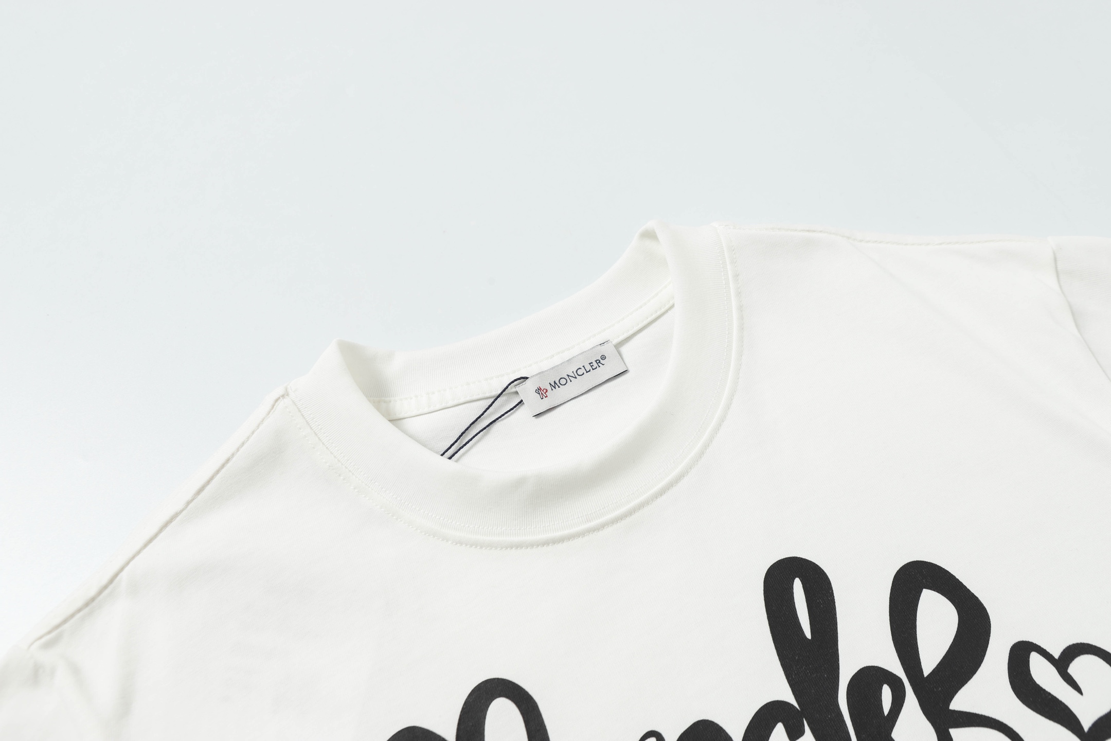 2025 Spring/Summer Moncler/Monkey Cotton Tops: Original, Unisex, Black/White, Various Sizes - 图片 4