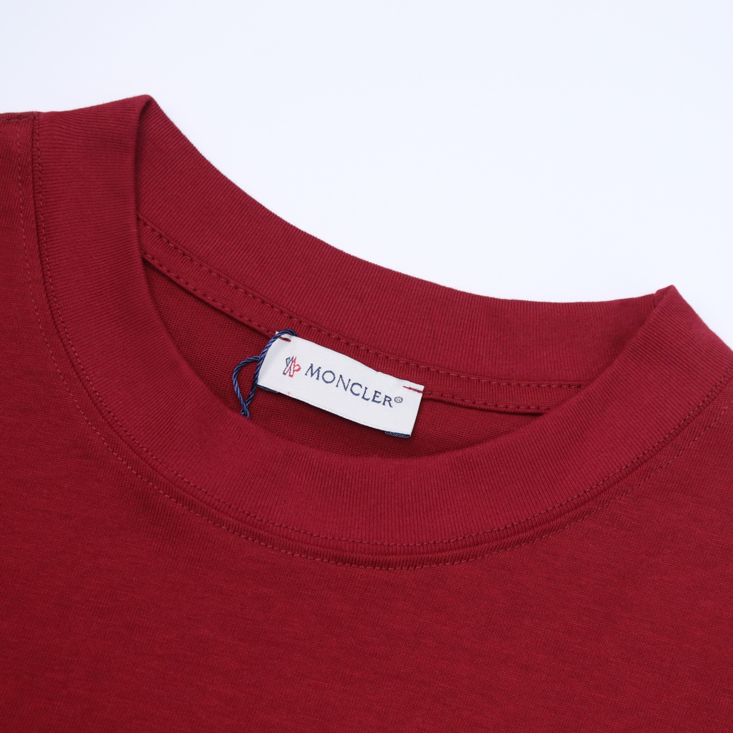 Moncler/Monkey Cotton Top-Level Fabric Short Sleeve with Radium Logo, Unisex, Various Colors and Sizes - 图片 3