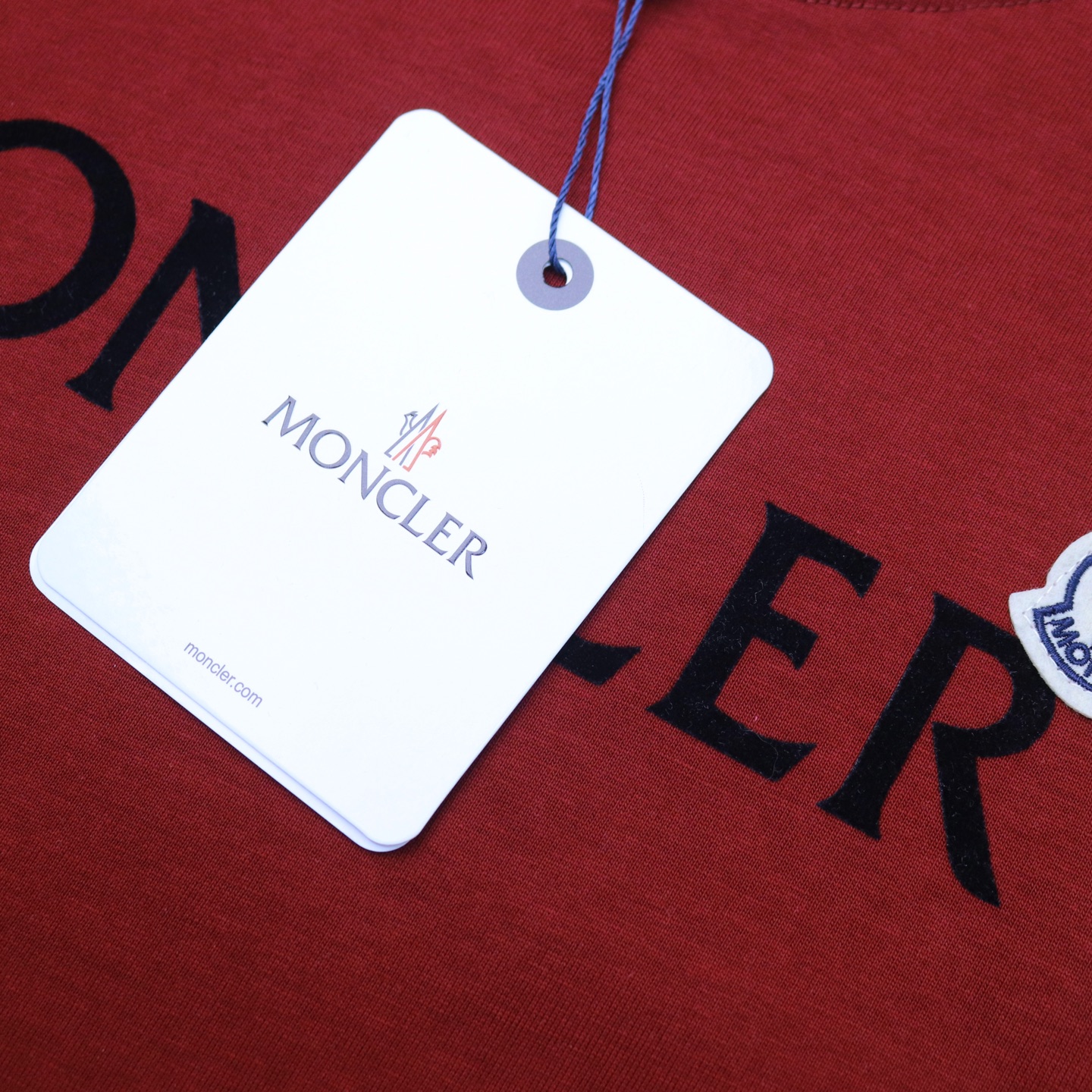 Moncler/Monkey Cotton Top-Level Fabric Short Sleeve with Radium Logo, Unisex, Various Colors and Sizes - 图片 5