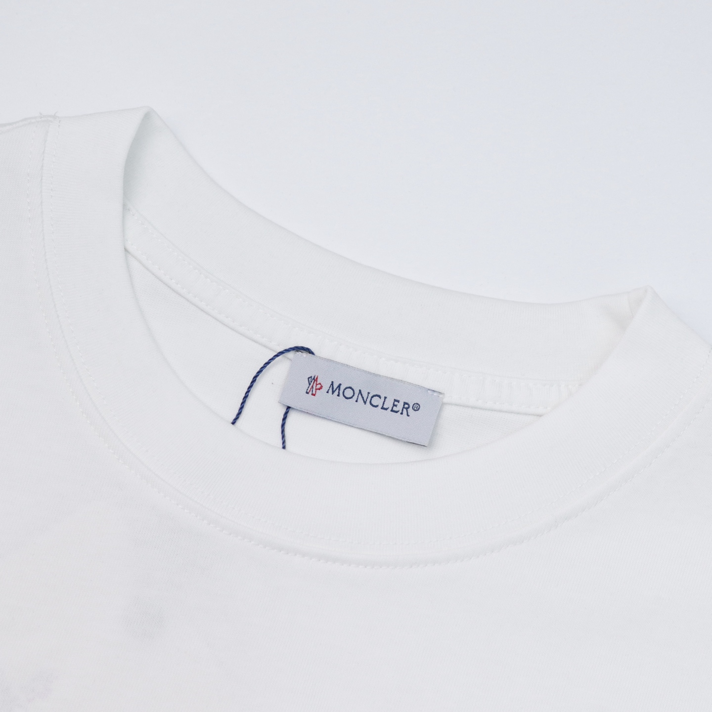 Moncler/Monkey Cotton Top-Level Fabric Short Sleeve with Radium Logo, Unisex, Multiple Colors & Sizes. - 图片 3