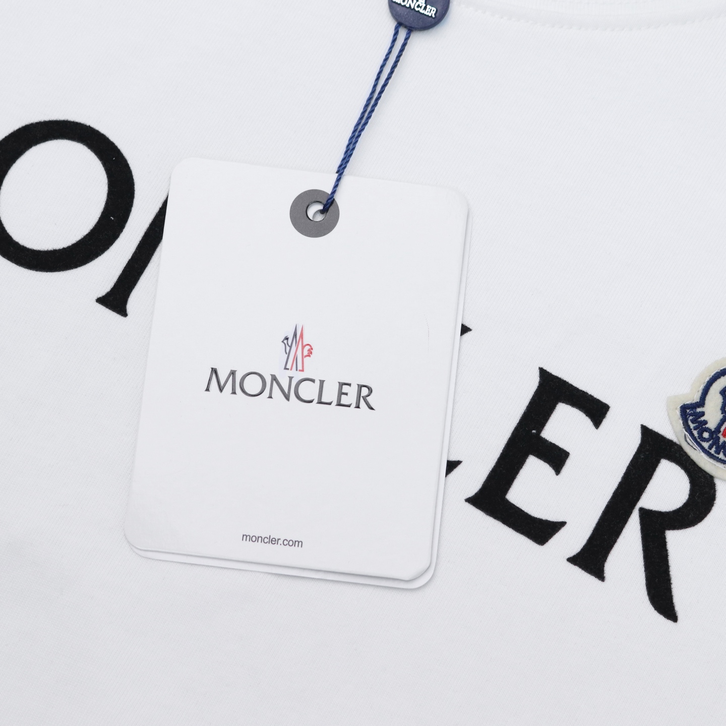 Moncler/Monkey Cotton Top-Level Fabric Short Sleeve with Radium Logo, Unisex, Multiple Colors & Sizes. - 图片 4