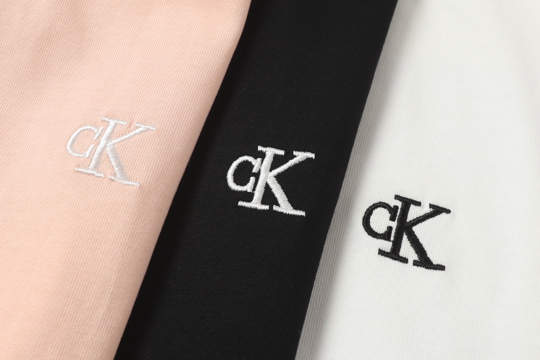 Calvin Klein CK Summer Round T-shirts: Stylish, Soft, Perfect Fit, 260g Fabric. - 图片 8
