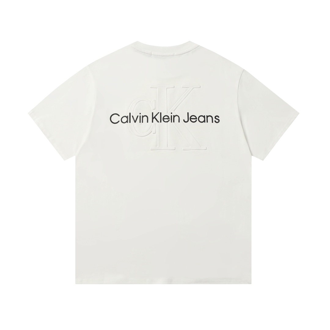 Calvin Klein CK 24ss Summer Round T-Shirts: Stylish, Soft, Perfect Delivery - 图片 3