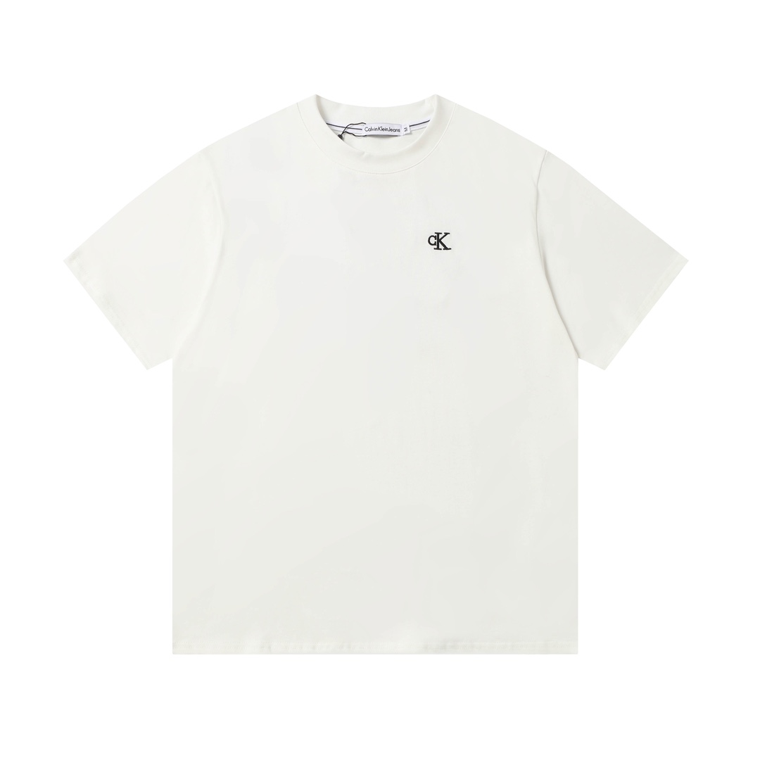 Calvin Klein CK 24ss Summer Round T-Shirts: Stylish, Soft, Perfect Delivery - 图片 2