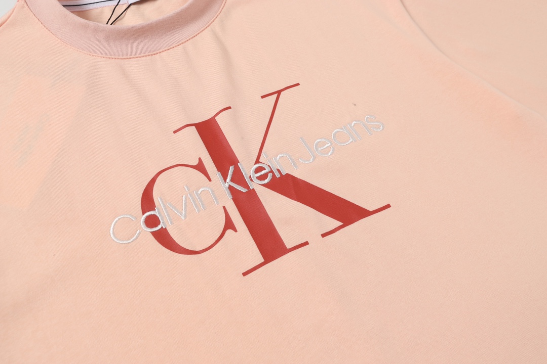 Calvin Klein CK Leisure T-shirts: High Quality Fabric, Embroidered Details, Classic Logo, Various Colors & Sizes - 图片 5