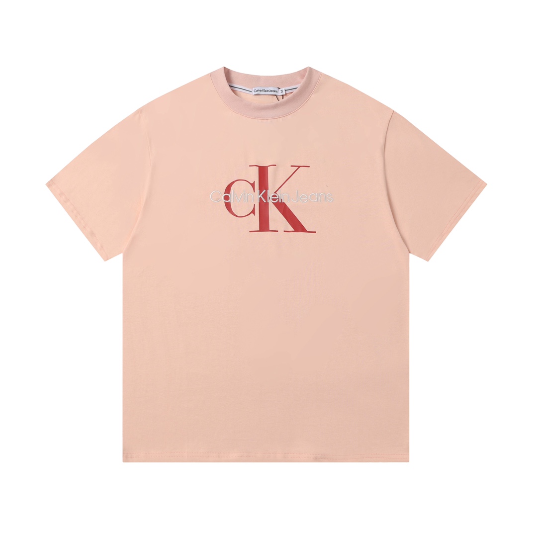 Calvin Klein CK Leisure T-shirts: High Quality Fabric, Embroidered Details, Classic Logo, Various Colors & Sizes - 图片 2