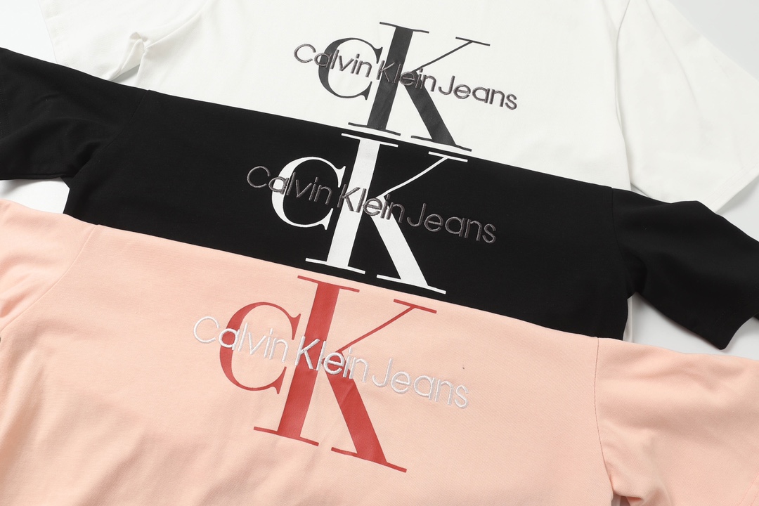 Calvin Klein CK Leisure T-shirts: High Quality Fabric, Embroidered Details, Classic Logo, Various Colors & Sizes - 图片 6