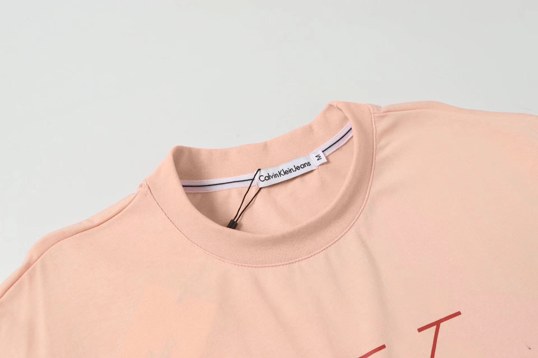 Calvin Klein CK Leisure T-shirts: High Quality Fabric, Embroidered Details, Classic Logo, Various Colors & Sizes - 图片 4