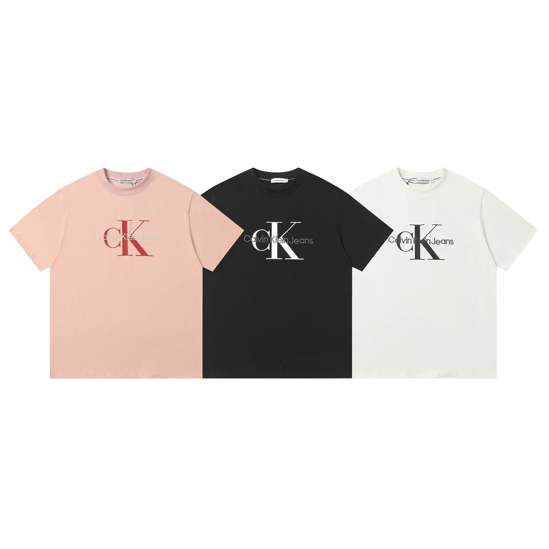 Calvin KleinCK Leisure T-shirts: Premium Quality, Embroidered Design, Soft Fabric, Classic Logo.