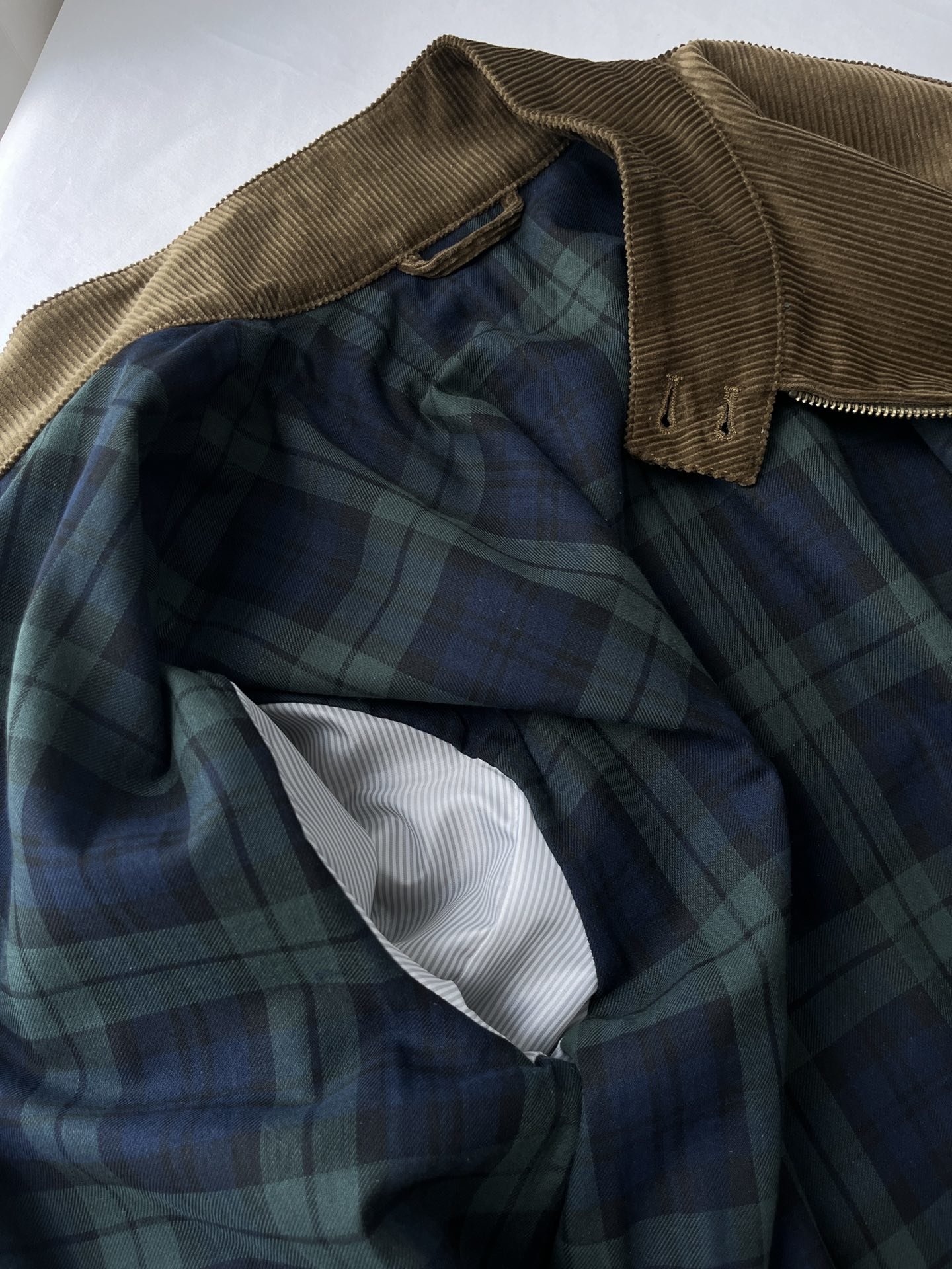 拉夫23秋冬新款灯芯绒夹克外套高定版谁穿谁好看的美式夹克不会像常规夹克一样厚重进口灯芯绒材质很普通的面料
