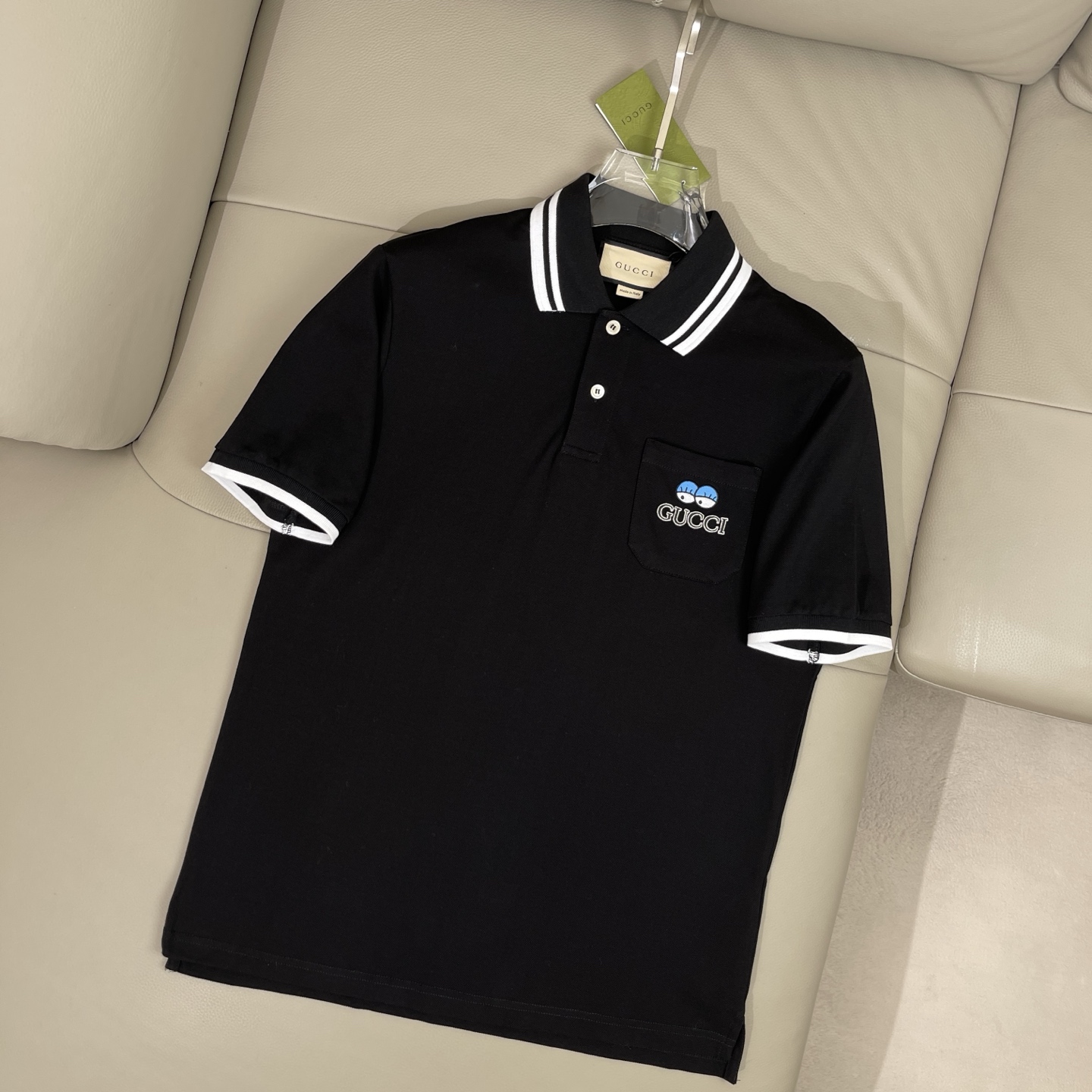 Gucci x Hattie Stewart Polo Shirt - Eye Embroidery, Premium Cotton 3 i1747894658827 83 0 0