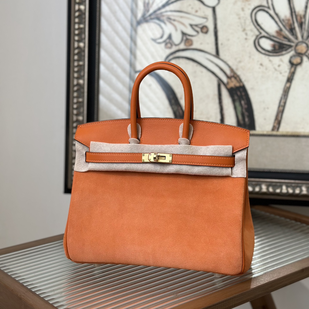Hermes Birkin Wholesale
 Bags Handbags Orange Sewing Gold Hardware Chamois
