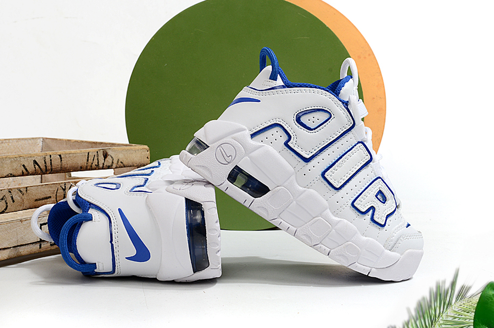 图片[3]-Nike/耐克 童鞋 原楦原档案开发版型，采用同源一致牛剖革鞋面材质，市面最为修正全掌真气垫模具,清洁品控区别市面其他版本!!，可视全掌透明中底气垫❗复古百搭配色,耐克Nike Air More Uptempo\”96\”Photon Dust/Metallic Silver\”皮蓬一代系列经典高街百搭休闲运动文化篮球鞋 尺码：25 26 27 28 29 30 31 32 33 34 35 36 37-选品中心