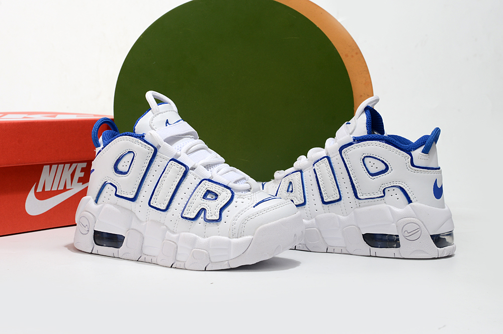 图片[2]-Nike/耐克 童鞋 原楦原档案开发版型，采用同源一致牛剖革鞋面材质，市面最为修正全掌真气垫模具,清洁品控区别市面其他版本!!，可视全掌透明中底气垫❗复古百搭配色,耐克Nike Air More Uptempo\”96\”Photon Dust/Metallic Silver\”皮蓬一代系列经典高街百搭休闲运动文化篮球鞋 尺码：25 26 27 28 29 30 31 32 33 34 35 36 37-选品中心