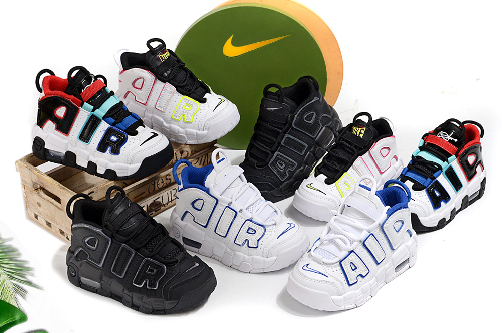 图片[7]-Nike/耐克 童鞋 原楦原档案开发版型，采用同源一致牛剖革鞋面材质，市面最为修正全掌真气垫模具,清洁品控区别市面其他版本!!，可视全掌透明中底气垫❗复古百搭配色,耐克Nike Air More Uptempo\”96\”Photon Dust/Metallic Silver\”皮蓬一代系列经典高街百搭休闲运动文化篮球鞋 尺码：25 26 27 28 29 30 31 32 33 34 35 36 37-选品中心