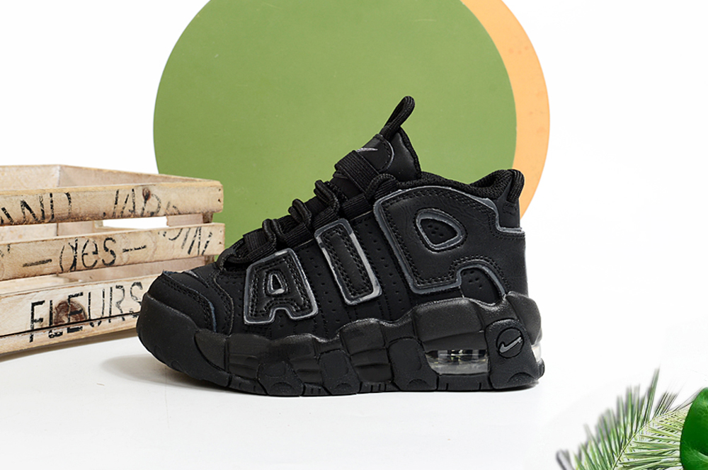 Nike/耐克 童鞋 原楦原档案开发版型，采用同源一致牛剖革鞋面材质，市面最为修正全掌真气垫模具,清洁品控区别市面其他版本!!，可视全掌透明中底气垫❗复古百搭配色,耐克Nike Air More Uptempo\”96\”Photon Dust/Metallic Silver\”皮蓬一代系列经典高街百搭休闲运动文化篮球鞋 尺码：25 26 27 28 29 30 31 32 33 34 35 36 37-选品中心