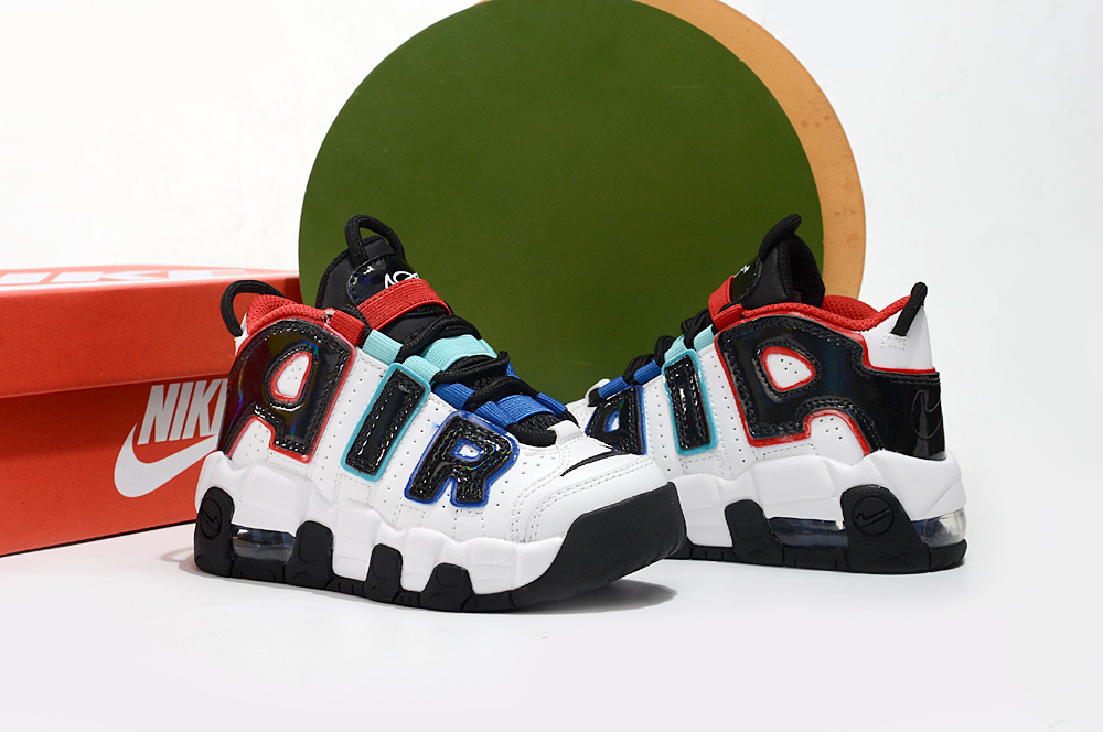 图片[5]-Nike/耐克 童鞋 原楦原档案开发版型，采用同源一致牛剖革鞋面材质，市面最为修正全掌真气垫模具,清洁品控区别市面其他版本!!，可视全掌透明中底气垫❗复古百搭配色,耐克Nike Air More Uptempo\”96\”Photon Dust/Metallic Silver\”皮蓬一代系列经典高街百搭休闲运动文化篮球鞋 尺码：25 26 27 28 29 30 31 32 33 34 35 36 37-选品中心