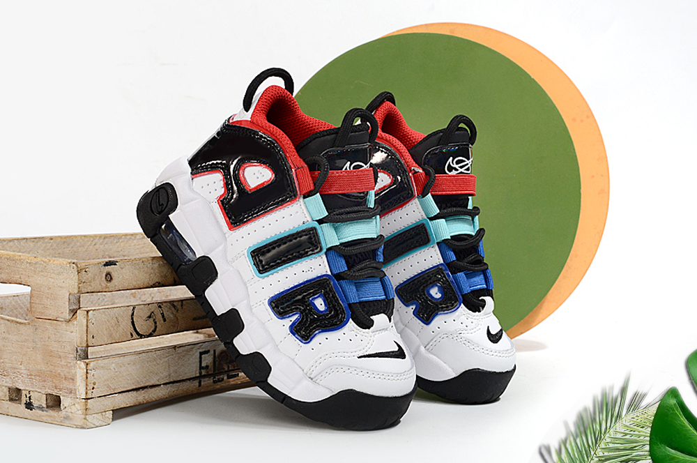 Nike/耐克 童鞋 原楦原档案开发版型，采用同源一致牛剖革鞋面材质，市面最为修正全掌真气垫模具,清洁品控区别市面其他版本!!，可视全掌透明中底气垫❗复古百搭配色,耐克Nike Air More Uptempo\”96\”Photon Dust/Metallic Silver\”皮蓬一代系列经典高街百搭休闲运动文化篮球鞋 尺码：25 26 27 28 29 30 31 32 33 34 35 36 37-选品中心