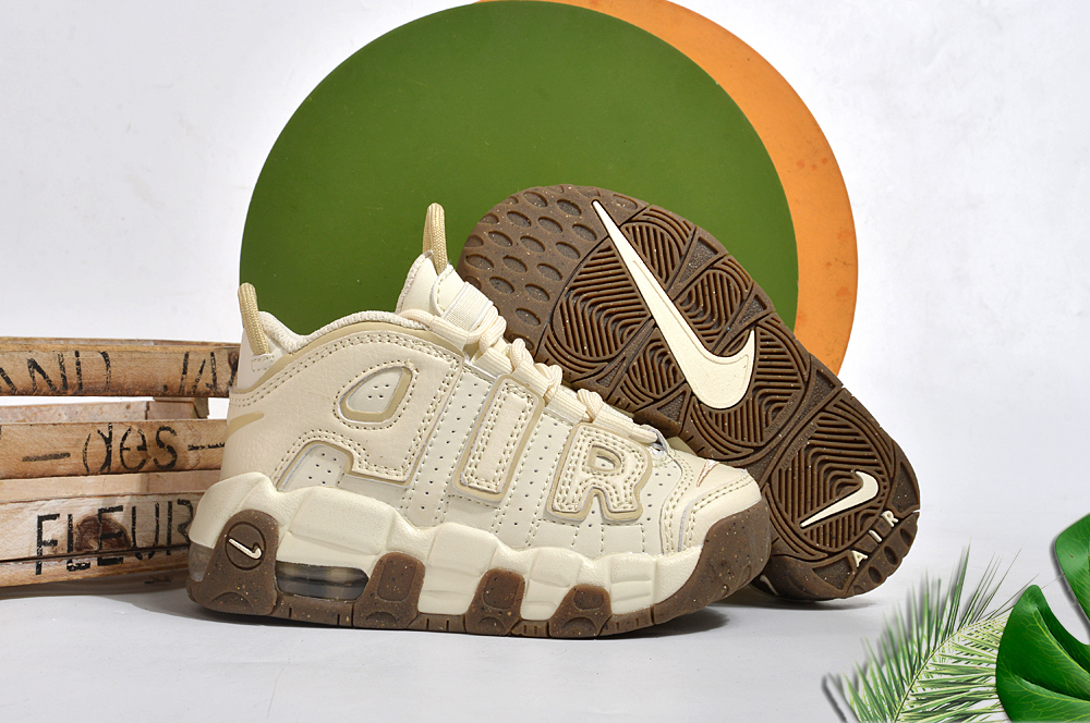 图片[4]-Nike/耐克 童鞋 原楦原档案开发版型，采用同源一致牛剖革鞋面材质，市面最为修正全掌真气垫模具,清洁品控区别市面其他版本!!，可视全掌透明中底气垫❗复古百搭配色,耐克Nike Air More Uptempo\”96\”Photon Dust/Metallic Silver\”皮蓬一代系列经典高街百搭休闲运动文化篮球鞋 尺码：25 26 27 28 29 30 31 32 33 34 35 36 37-选品中心