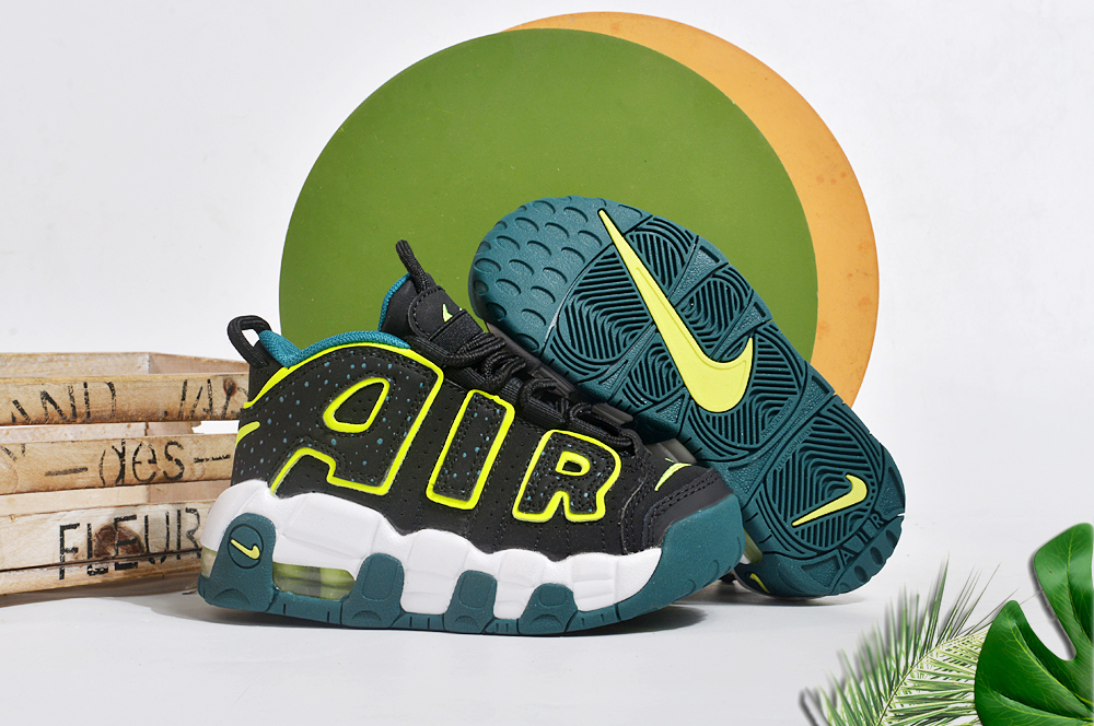 图片[3]-Nike/耐克 童鞋 原楦原档案开发版型，采用同源一致牛剖革鞋面材质，市面最为修正全掌真气垫模具,清洁品控区别市面其他版本!!，可视全掌透明中底气垫❗复古百搭配色,耐克Nike Air More Uptempo\”96\”Photon Dust/Metallic Silver\”皮蓬一代系列经典高街百搭休闲运动文化篮球鞋 尺码：25 26 27 28 29 30 31 32 33 34 35 36 37-选品中心