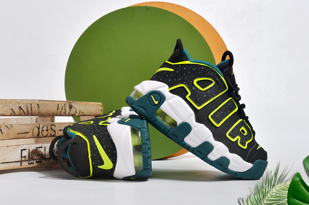 图片[2]-Nike/耐克 童鞋 原楦原档案开发版型，采用同源一致牛剖革鞋面材质，市面最为修正全掌真气垫模具,清洁品控区别市面其他版本!!，可视全掌透明中底气垫❗复古百搭配色,耐克Nike Air More Uptempo\”96\”Photon Dust/Metallic Silver\”皮蓬一代系列经典高街百搭休闲运动文化篮球鞋 尺码：25 26 27 28 29 30 31 32 33 34 35 36 37-选品中心