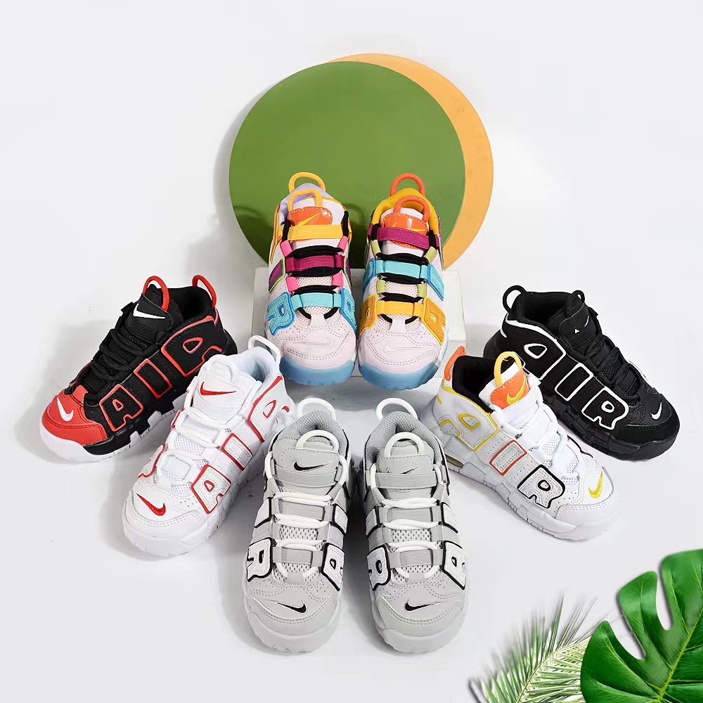 图片[7]-Nike/耐克 童鞋 原楦原档案开发版型，采用同源一致牛剖革鞋面材质，市面最为修正全掌真气垫模具,清洁品控区别市面其他版本!!，可视全掌透明中底气垫❗复古百搭配色,耐克Nike Air More Uptempo\”96\”Photon Dust/Metallic Silver\”皮蓬一代系列经典高街百搭休闲运动文化篮球鞋 尺码：25 26 27 28 29 30 31 32 33 34 35 36 37-选品中心