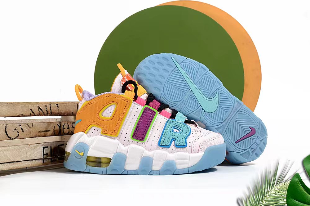 图片[4]-Nike/耐克 童鞋 原楦原档案开发版型，采用同源一致牛剖革鞋面材质，市面最为修正全掌真气垫模具,清洁品控区别市面其他版本!!，可视全掌透明中底气垫❗复古百搭配色,耐克Nike Air More Uptempo\”96\”Photon Dust/Metallic Silver\”皮蓬一代系列经典高街百搭休闲运动文化篮球鞋 尺码：25 26 27 28 29 30 31 32 33 34 35 36 37-选品中心