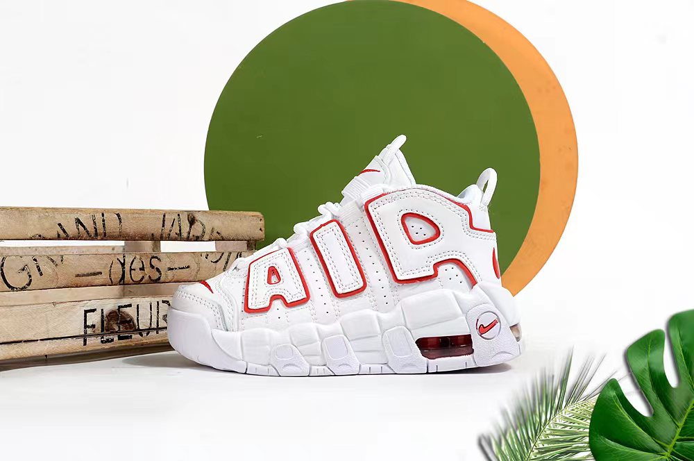 图片[3]-Nike/耐克 童鞋 原楦原档案开发版型，采用同源一致牛剖革鞋面材质，市面最为修正全掌真气垫模具,清洁品控区别市面其他版本!!，可视全掌透明中底气垫❗复古百搭配色,耐克Nike Air More Uptempo\”96\”Photon Dust/Metallic Silver\”皮蓬一代系列经典高街百搭休闲运动文化篮球鞋 尺码：25 26 27 28 29 30 31 32 33 34 35 36 37-选品中心