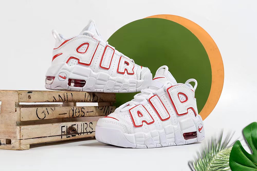 图片[4]-Nike/耐克 童鞋 原楦原档案开发版型，采用同源一致牛剖革鞋面材质，市面最为修正全掌真气垫模具,清洁品控区别市面其他版本!!，可视全掌透明中底气垫❗复古百搭配色,耐克Nike Air More Uptempo\”96\”Photon Dust/Metallic Silver\”皮蓬一代系列经典高街百搭休闲运动文化篮球鞋 尺码：25 26 27 28 29 30 31 32 33 34 35 36 37-选品中心